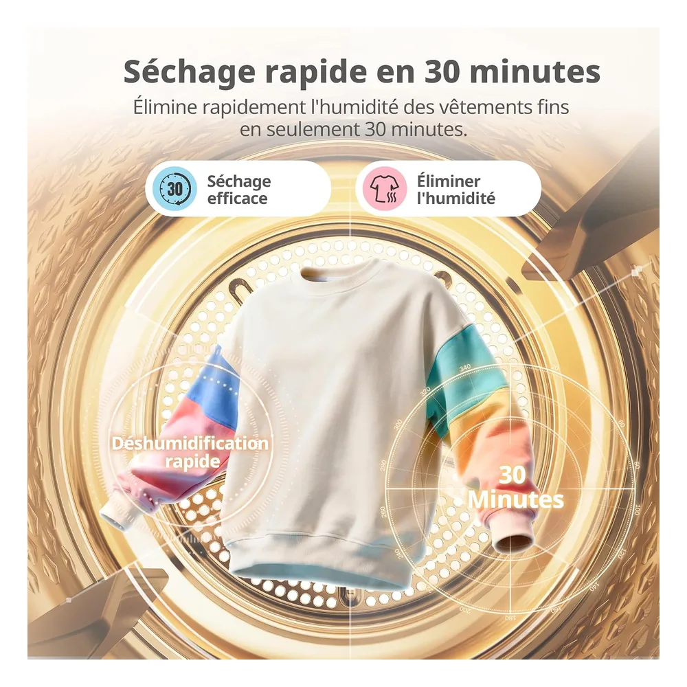 Comfee Sèche-linge 8 kg CD08EHP05W