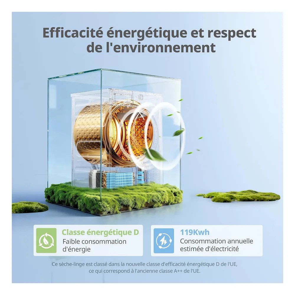 Comfee Sèche-linge 8 kg CD08EHP05W