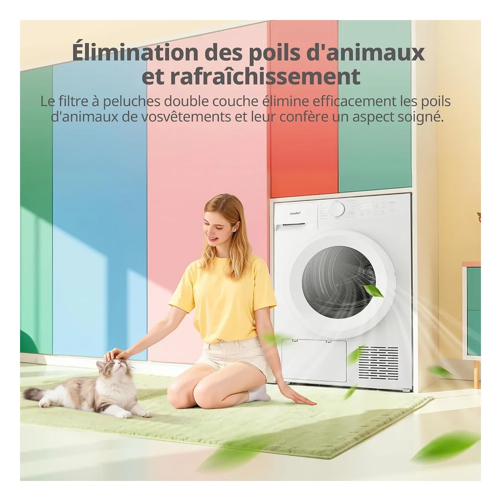 Comfee Sèche-linge 8 kg CD08EHP05W