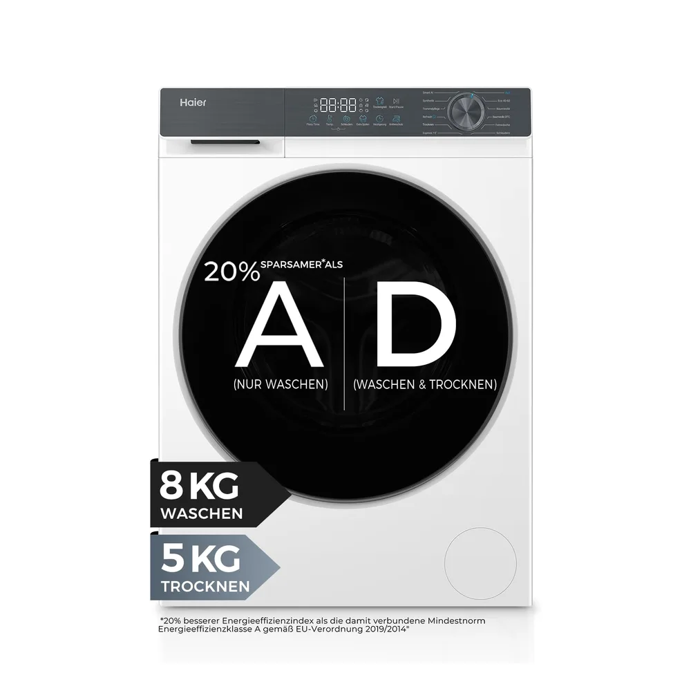 Haier Lave-linge séchant 5 kg HWD80-BP14637T