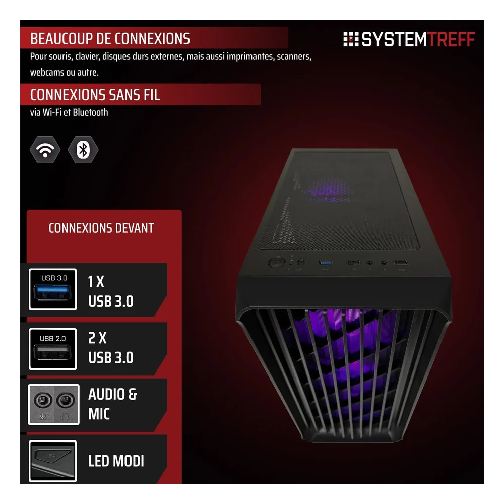 SYSTEMTREFF PC de bureau STSG