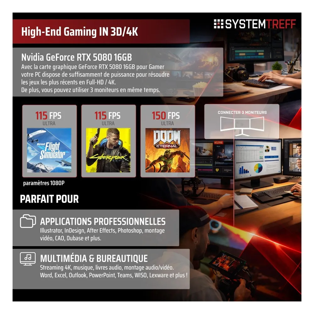 SYSTEMTREFF PC de bureau GHY9