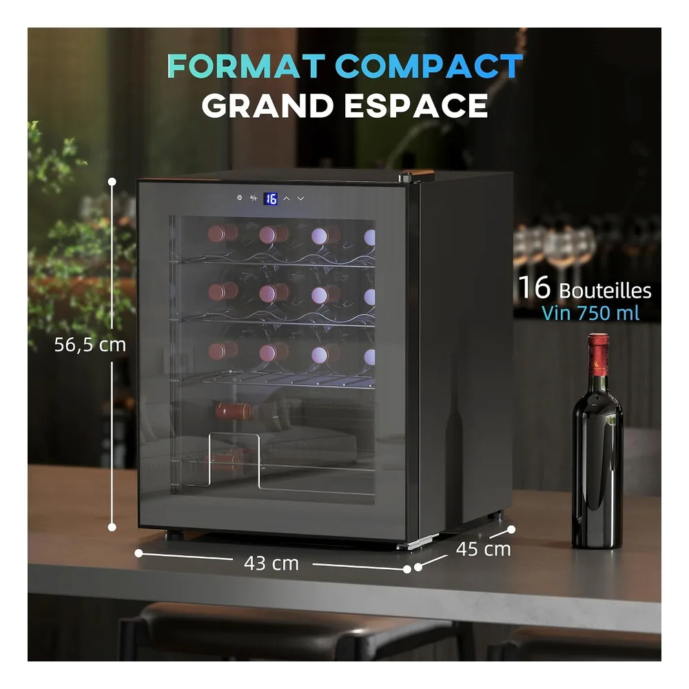 HOMCOM Cave à vin 5BGZ