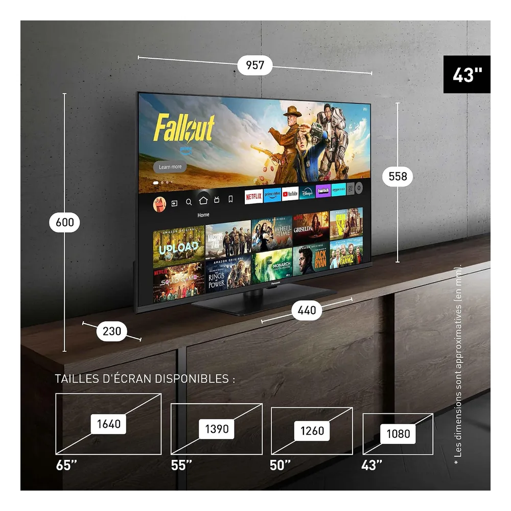 Panasonic Smart TV 43" TV-43W85BEZ