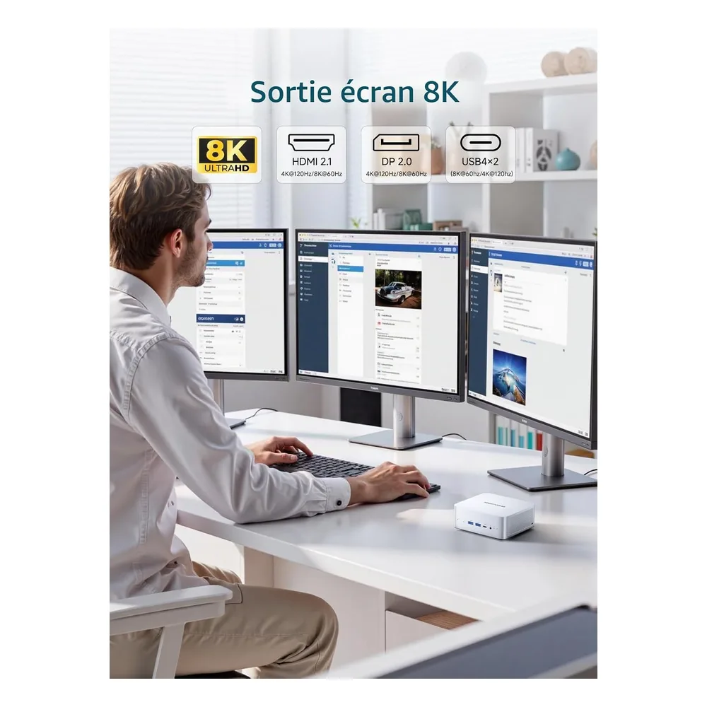 MINIS FORUM Mini PC 4K@120Hz