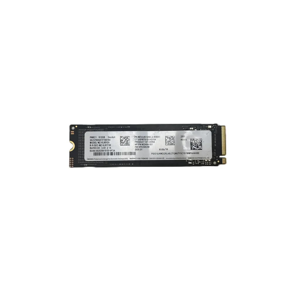 Samsung SSD NVMe 512 Go MZ-VL85120