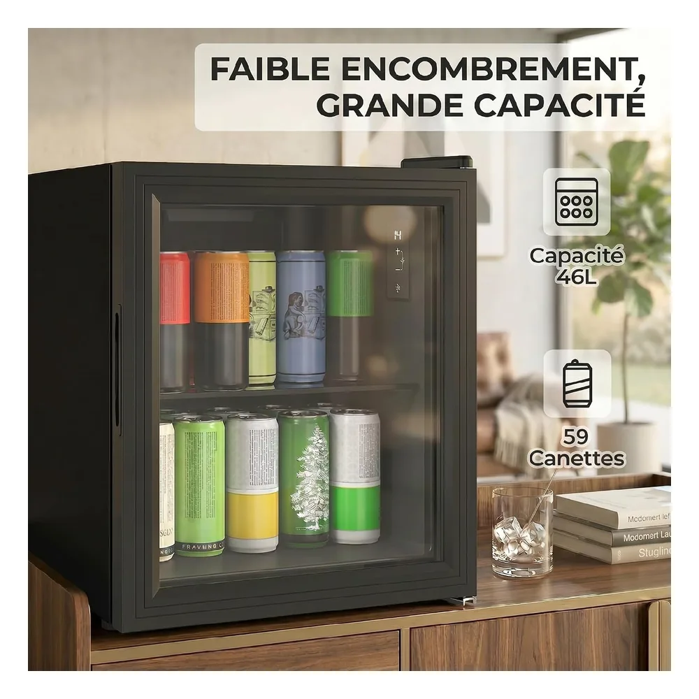 HOMCOM Réfrigérateur 46 L