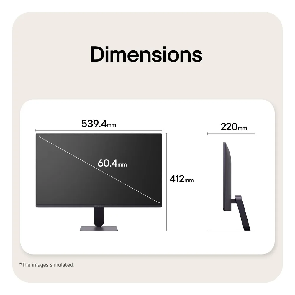 LG Écran PC gaming 24" 24G411B-B.AEU